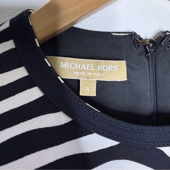 MICHAEL KORS COLLECTION Zebra Print Sheath Dress Size 8 - Picture 4 of 9